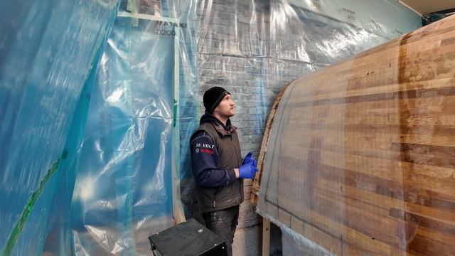 Exciting Progress! Starting Exterior Lamination On Our 50ft Sailboat - Ep. 372 RAN Sailing смотреть онлайн