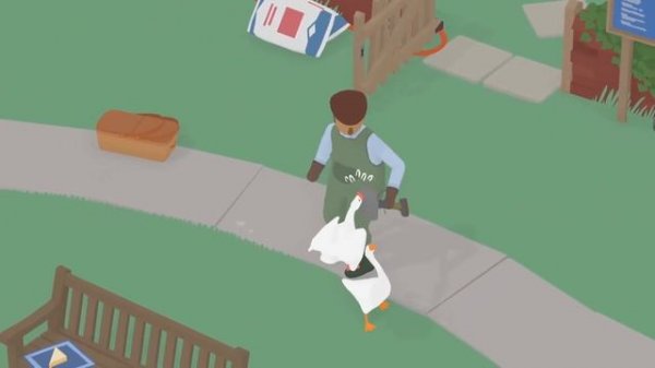 Игра про гусей вдвоем на одном экране /Goose Game
