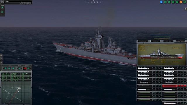 Kirov-class battlecruiser fires Soviet anti-submarine rocket launcher: Cold Waters Gameplay смотреть онлайн