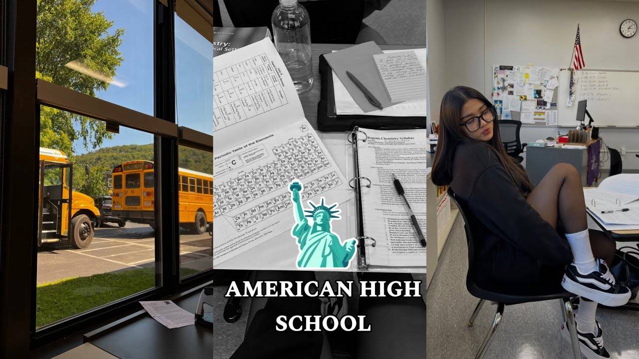 МОЙ ПЕРВЫЙ ДЕНЬ В АМЕРИКАНСКОЙ ШКОЛЕ🇺🇸 Flex student 2024-2025💙 смотреть онлайн