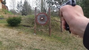 Пистолет ТТ пневматический. стрельба по мишени