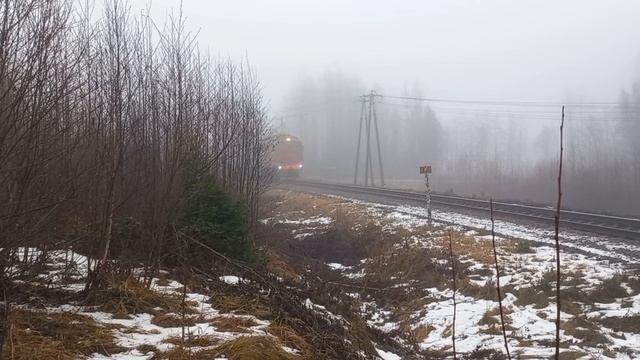 РА-109, ДМ62-1787, 2ТЭ116у-0113 на малодеятельной линии смотреть онлайн