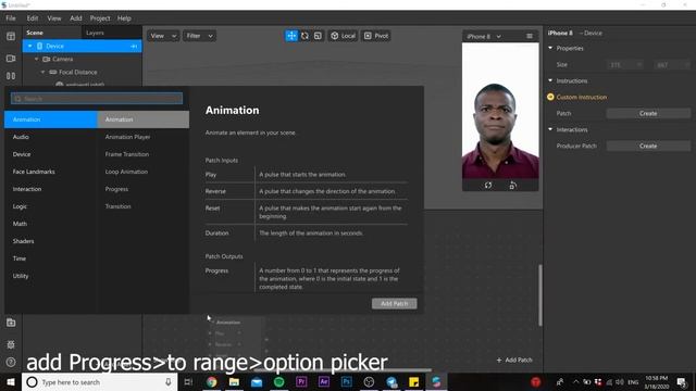 Multiple custom instructions in Spark Ar - Part 9. Пользовательские инструкции смотреть онлайн