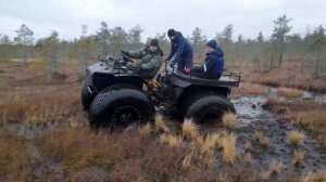 Вездеход и 4 человека по Дикому Торфу. Ищем Рукав судьбы 2. Переломка Ураган с тяжелыми мостами ГАЗ.