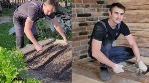 Внук, 36серия. Навёл порядок. Засадил огород. Взялся за пол.