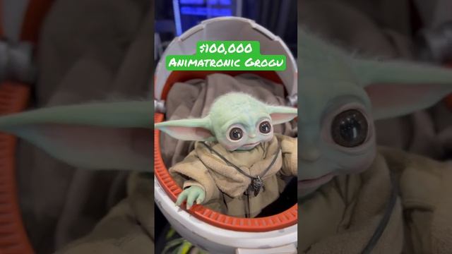 $100,000 animatronic Grogu!! 🤑 смотреть онлайн
