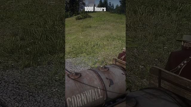 10 hours vs 1000 hours Gameplay in RDR2 be like смотреть онлайн