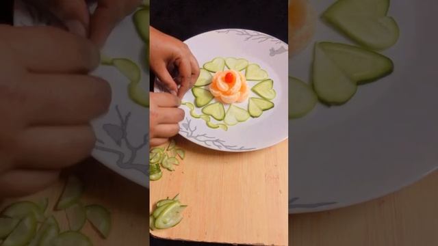 How to easy salad decoration with cucumber orange #shortsfeed #shortsvideo #salad смотреть онлайн