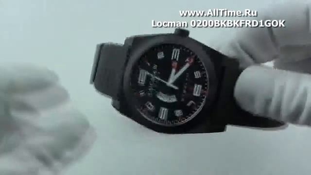 Обзор. Мужские наручные часы Locman 0200BKBKFRD1GOK смотреть онлайн