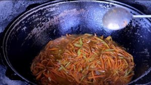 palov osh pishirish | приготовление ПЛОВ