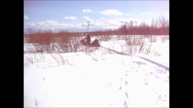 Мотобуксировщик УРАГАН прототип сырой снег 65 см 2012.03.31 См. buks1.ru смотреть онлайн
