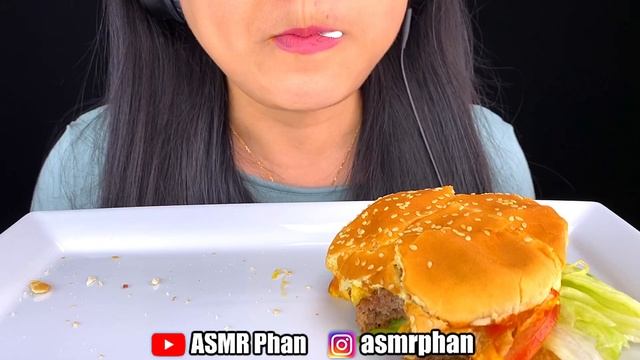 ASMR DOUBLE CHEESEBURGER & HOTDOG Mukbang | ASMR Phan смотреть онлайн