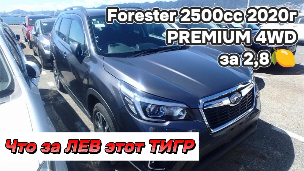 Заказ авто SUBARU Forester 2500сс 4,5 балла 2020г PREMIUM AWD 4WD за 2,8🍋 смотреть онлайн