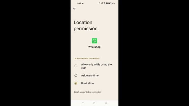 OPPO WhatsApp Live Location Sharing Not Working Problem Solve