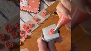 Цветы из глазури для пряников !