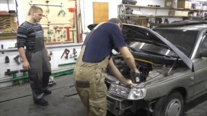 Замена телевизора на ВАЗ 2110. Body repair after an accident.