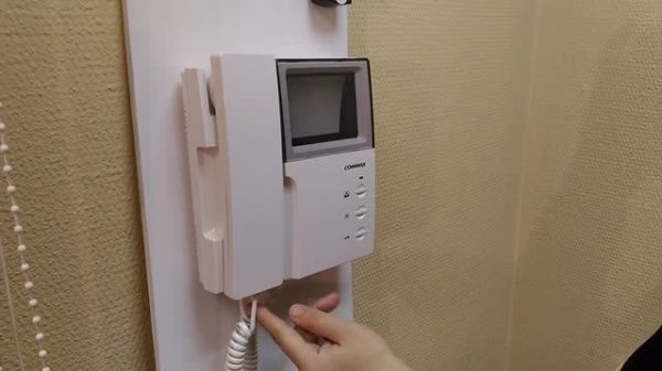 Как снять со стены видеодомофон Commax  DPV 4HP Vizit http magbez.ru