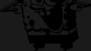 фан шаблон "Жуткие лица губки боба"