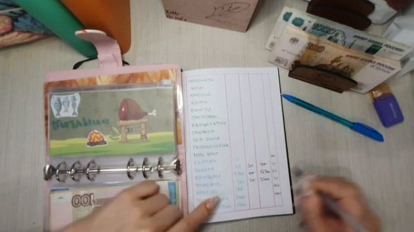 И снова Распределение| денег и пришли значит прячем в байндер 🤣