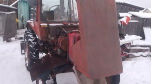 Самодельная печка на Трактор🚜 Т-25 часть 2