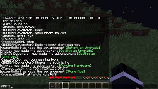 Minecraft Java/Bedrock Manhunt 5 vs 1 смотреть онлайн