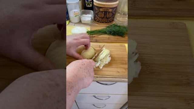 Картофельное пюре на домашней сметане 🤗 #shorts смотреть онлайн