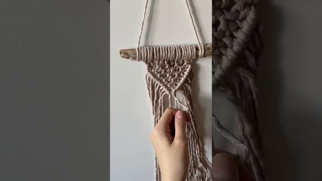 Мини панно #diy #tutorial #макраме #macrame смотреть онлайн