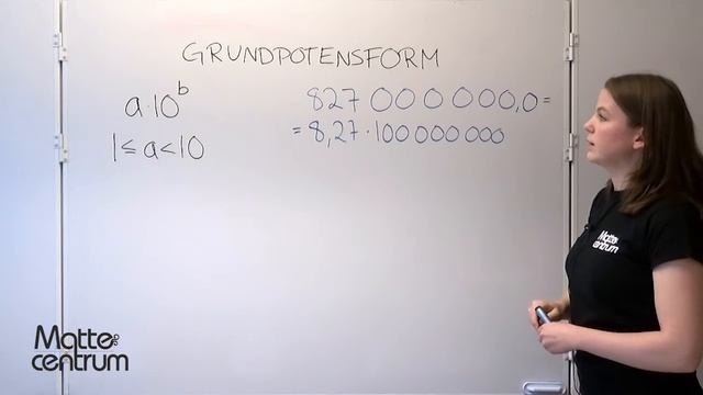 Tal: Grundpotensform - Matematik 1 смотреть онлайн