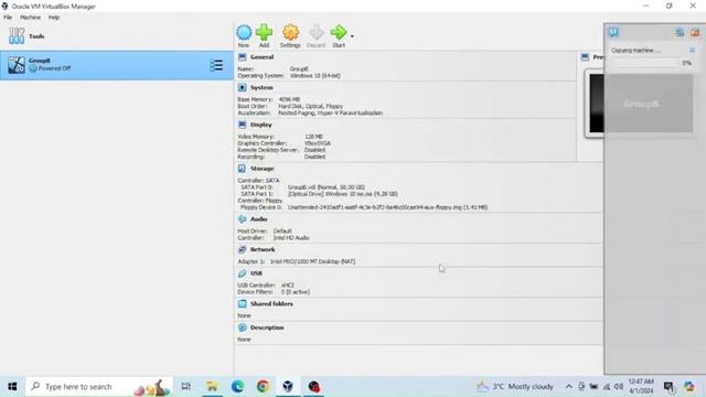 VM Cloning/copying task using Oracle VM VirtualBox Manager | Oracle VirtualBox| Virtual Machine смотреть онлайн