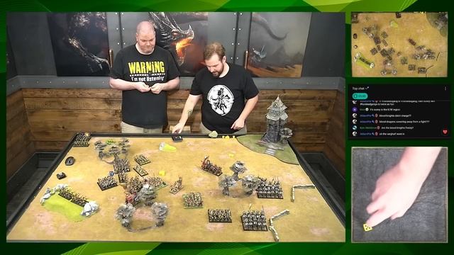 The Empire vs Vampire Counts Warhammer 7th Edition Fantasy Live Battle Report Reupload смотреть онлайн