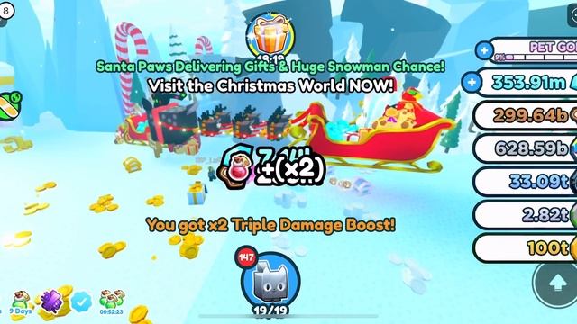 Santa paws delivering gifts and huge snowman chance смотреть онлайн