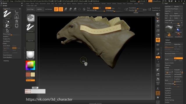 3 полезных функции в ZBrush про которые все забывают (720p)