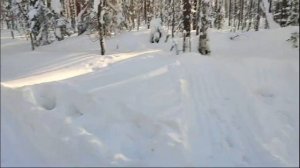 Отзыв владельца о мототолкаче Ураган Тайга. Глубокий пухлый снег. Республика Коми
