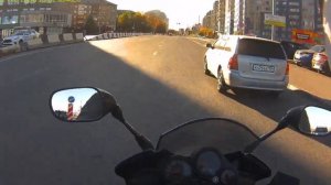 Обзор камеры Fodsports FX30C PRO - на мотоцикле по Новосибирск