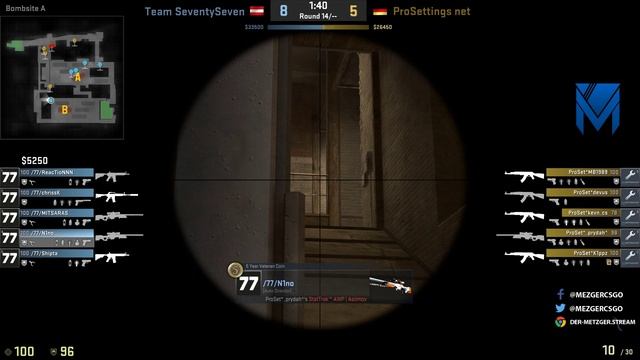 ESEA EU CSGO Germany Open - Playoffs - Team SeventySeven vs. ProSettings net [2/2] смотреть онлайн