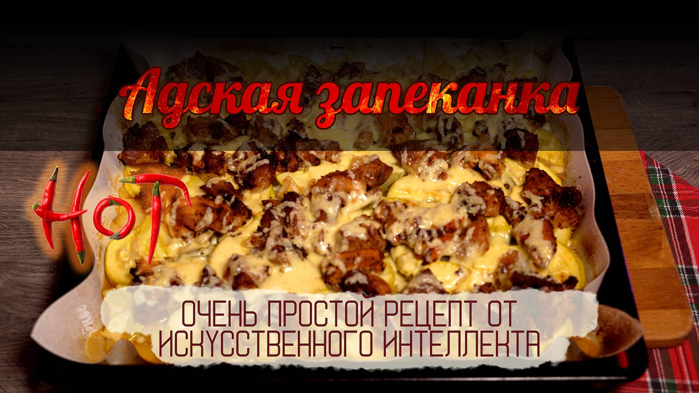 Адская запеканка. Очень острый рецепт из мяса с овощами и перцем.