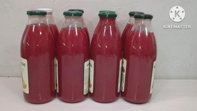 Томатный сок на зиму. смотреть онлайн