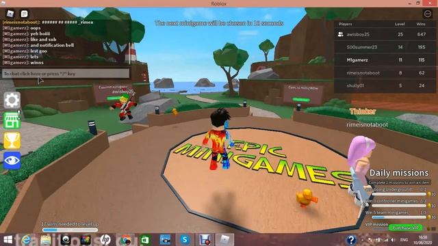 Playing Epic Mini Games in a VIP Server!!!!!! смотреть онлайн