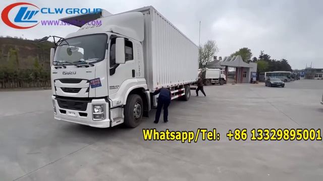 ISUZU GIGA 6-8.5meters Wing van truck смотреть онлайн