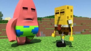 Губка Боб из майнкрафта