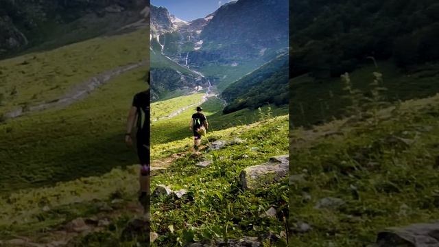 Прогулка на водопад Ак-Айры #mountains #nature #travel #hiking