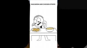 Macaroni and the chicken strips meme