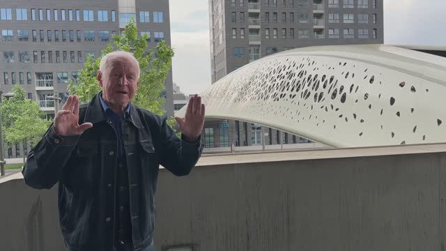 Металл - это красиво! Цельносварной мост в Антверпене смотреть онлайн