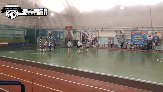 Лига 2. Зона "Б". 12 тур. Зима 2020/21. Профкомовский Каток - Академия 2:2 (1:2). смотреть онлайн