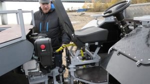 Обзор легкого вездехода переломки на сверхлегких 31 кг шинах. Среднемоторный пневмоход Ураган Дикарь