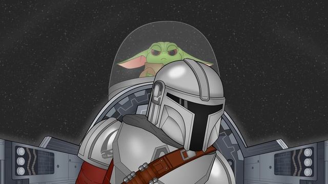 If Baby Yoda was a Mandalorian смотреть онлайн