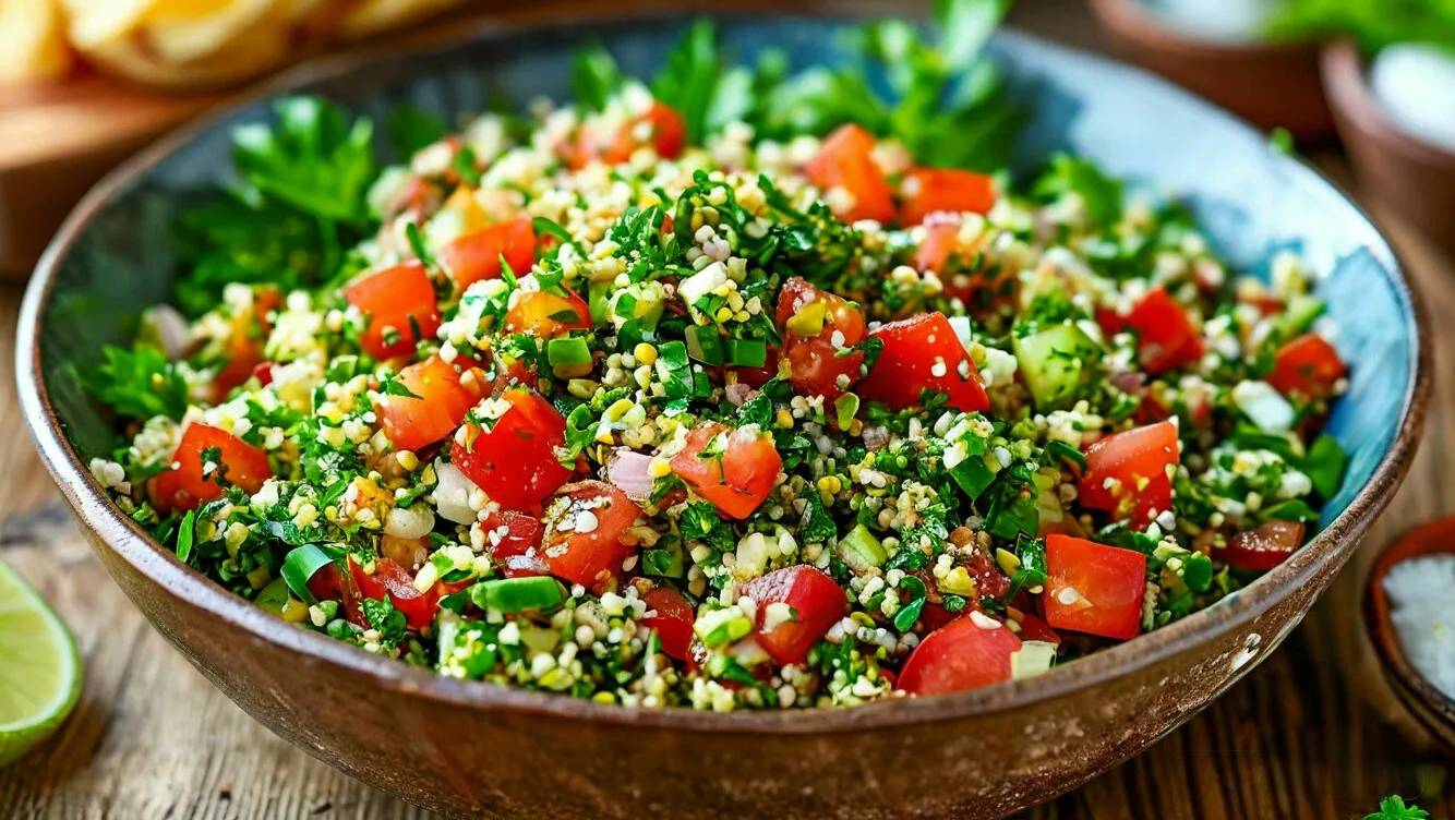 ВКУСНЫЙ И ПОЛЕЗНЫЙ ВОСТОЧНЫЙ САЛАТ. ТАБУЛЕ. смотреть онлайн