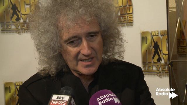Brian May talks about the Freddie Mercury biopic смотреть онлайн