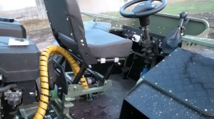 Обзор вездехода Мини на максимальных шинах. Осадка на воде. Сравнение размеров Дикарь и Мини.