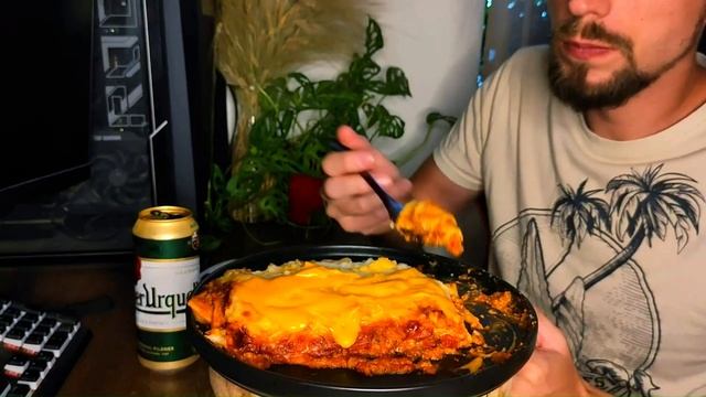 🤤JUICY CHEESE LASAGNA🍝😃(EATING ASMR MUKBANG) NO TALKING | ROR ASMR смотреть онлайн